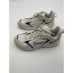 Nike Air Monarch IV Women's Cross Train Sneakers White & Blue Size 9